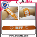 Artigifts Newest Promotional Cheap Custom Silicone Slap Bracelet